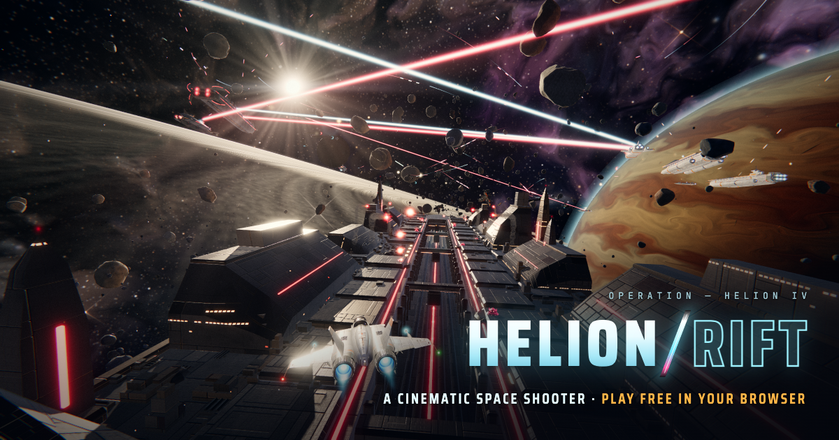Helion Rift — a cinematic space shooter screenshot